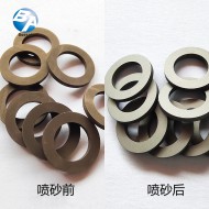 不锈钢件喷砂