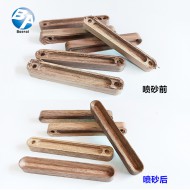 木质品喷砂效果