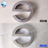 招牌字母LOGO喷砂效果