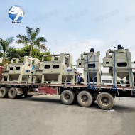 防爆提升输送式喷砂机