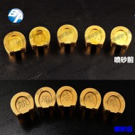铜件饰品喷砂