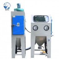 BA-700D标准密闭干式喷砂机带布袋式集尘机 
