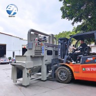 提升输送式喷砂机