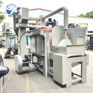 提升输送式喷砂机 