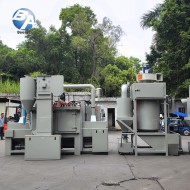 提升输送式喷砂机 