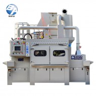 输送式自动喷砂机（自带振动筛） 