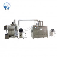 卷料连续输送式喷砂机