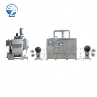 卷料连续输送式喷砂机