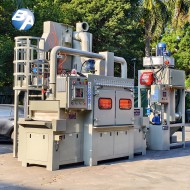 防爆提升输送式喷砂机（自带筛砂机）