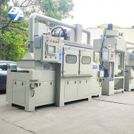 防爆提升输送式喷砂机