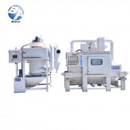 防爆提升输送式喷砂机