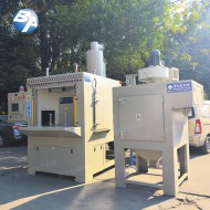 全自动回转转盘式喷砂机