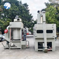 防爆全自动回转转盘式喷砂机 