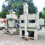 防爆全自动回转转盘式喷砂机 