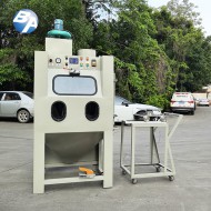 湿式台车手动喷砂机 