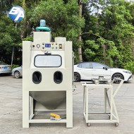 台车转盘湿式喷砂机 