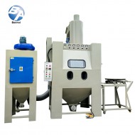 BA-1500TD-5台车转盘半自动喷砂机 