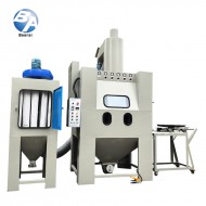 BA-1500TD-5台车转盘半自动喷砂机 