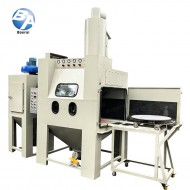 BA-1500TD-5台车转盘半自动喷砂机 