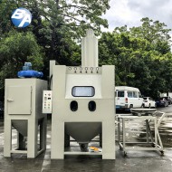 BA-1500TD-5台车转盘半自动喷砂机 