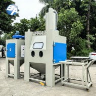 BA-1500TD-5台车转盘半自动喷砂机 