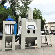 BA-1500TD-5台车转盘半自动喷砂机 