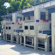 旋风输送式喷砂机 