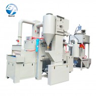 防爆提升智能全自动输送式喷砂机 