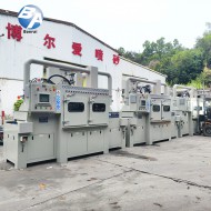 防爆提升智能全自动输送式喷砂机