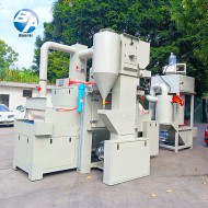 防爆提升智能全自动输送式喷砂机 