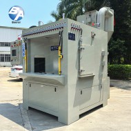 防爆全自动回转转盘式喷砂机 