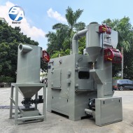 防爆全自动回转转盘式喷砂机 