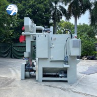 防爆全自动回转转盘式喷砂机 