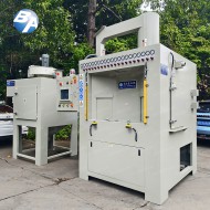 全自动回转转盘式喷砂机 