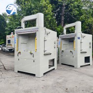 全自动回转转盘式喷砂机 