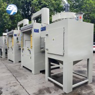 全自动回转转盘式喷砂机 