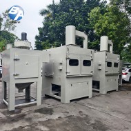 全自动回转转盘式喷砂机 