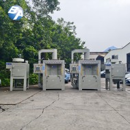 全自动回转转盘式喷砂机 