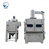 全自动回转转盘式喷砂机 