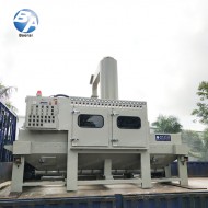 旋风式防爆输送式喷砂机配湿式集尘机 