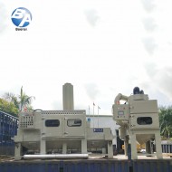 旋风式防爆输送式喷砂机配湿式集尘机 