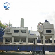 旋风式防爆输送式喷砂机配湿式集尘机 