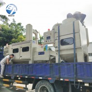 旋风式防爆输送式喷砂机配湿式集尘机 