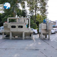 双线全自动防爆输送式喷砂机 