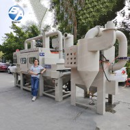 双线全自动防爆输送式喷砂机 