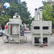 防爆全自动回转转盘式喷砂机 