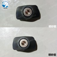 塑胶+金属干喷效果
