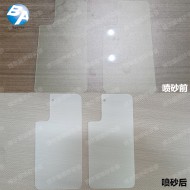 钢化膜干喷效果
