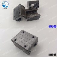 金属滑块干喷效果