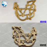 金属件喷砂效果